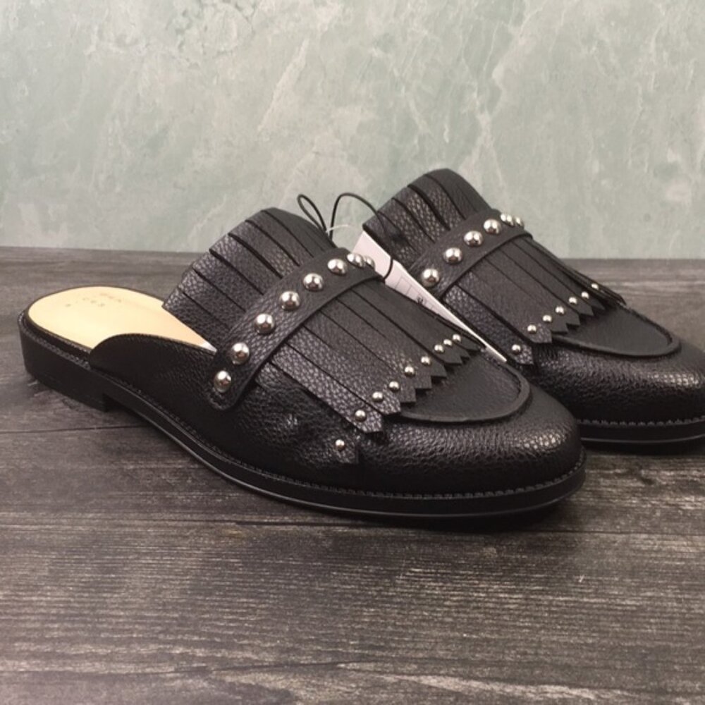 Target- A New Day Women's Karoline Backless Loafer Mules Black